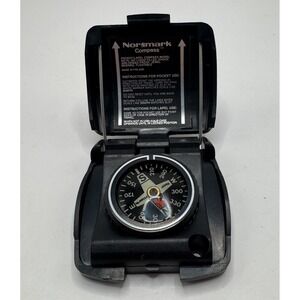 Vintage Normark Pocket Lapel Compass model PL 180 Liquid Filled Made in Finland